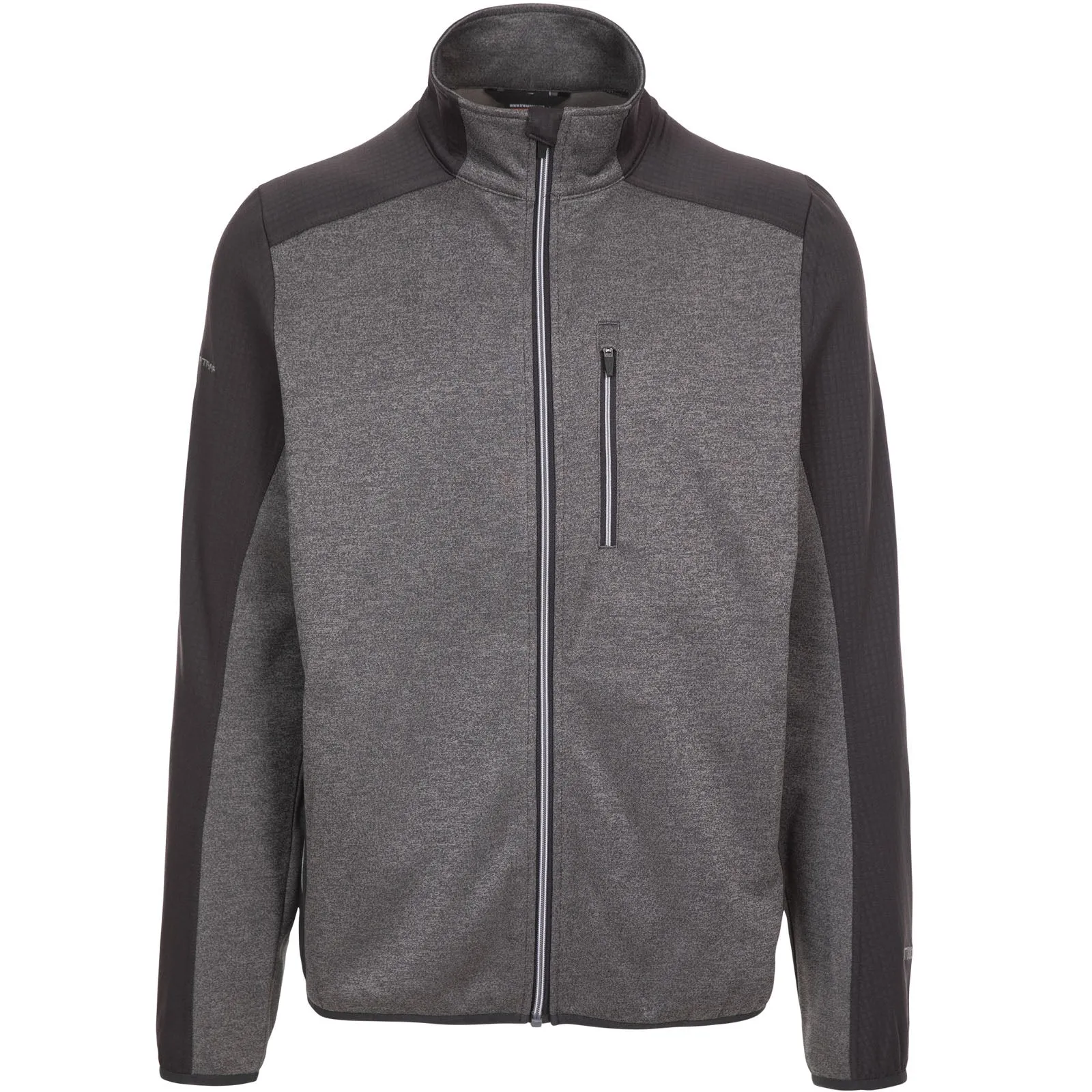 Trespass Mens Tansorton Fleece Jacket - Storm Grey - L