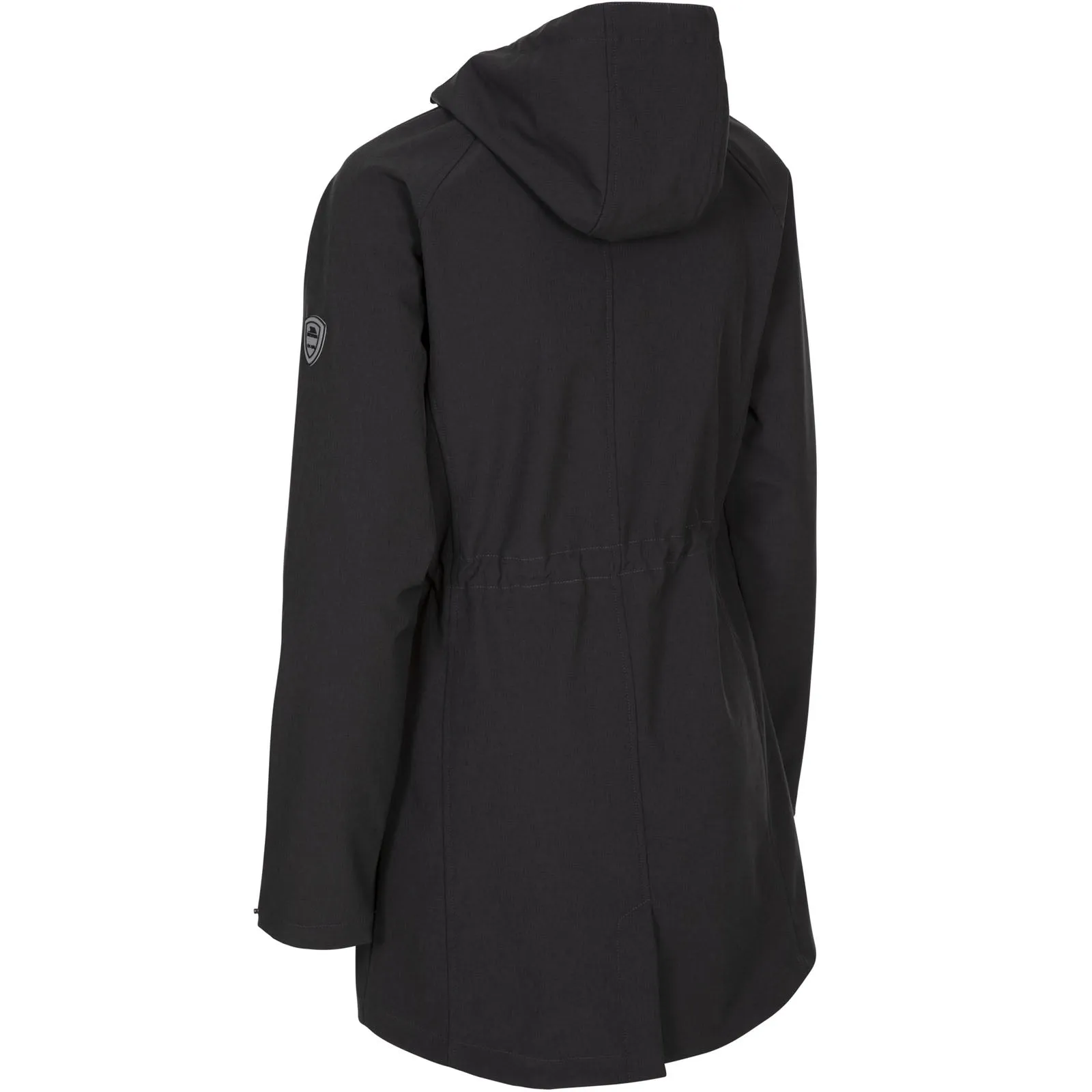 Trespass Womens Adelaide Softshell Long Jacket - Dark Grey