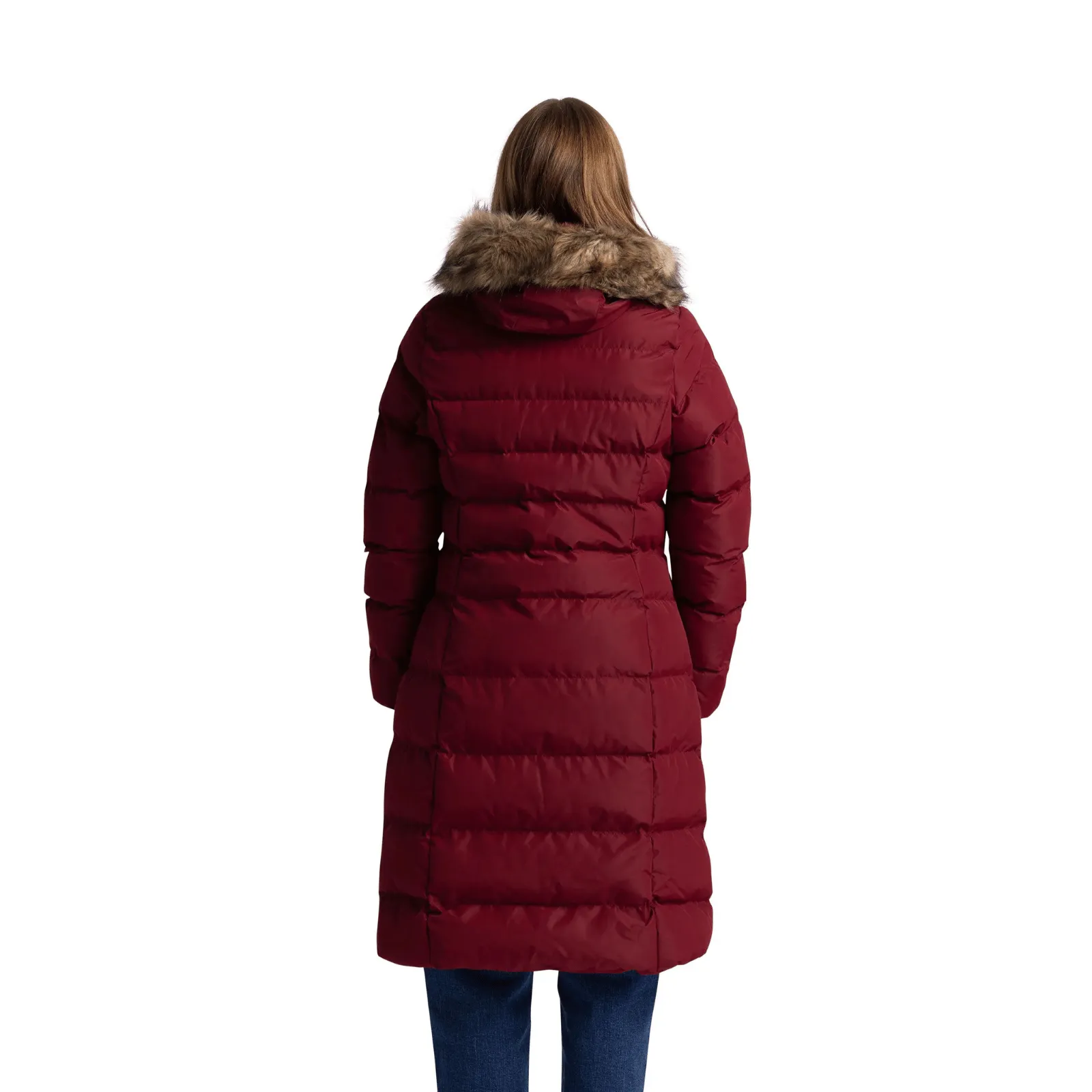 Trespass Womens Audrey Padded Waterproof Faux Fur Jacket