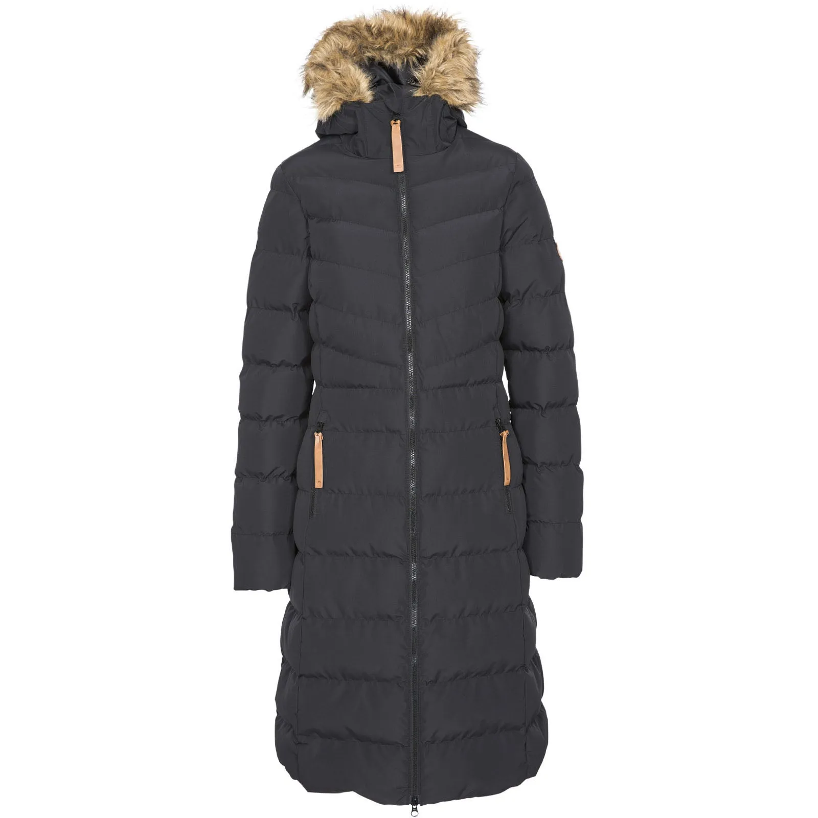 Trespass Womens Audrey Padded Waterproof Faux Fur Jacket