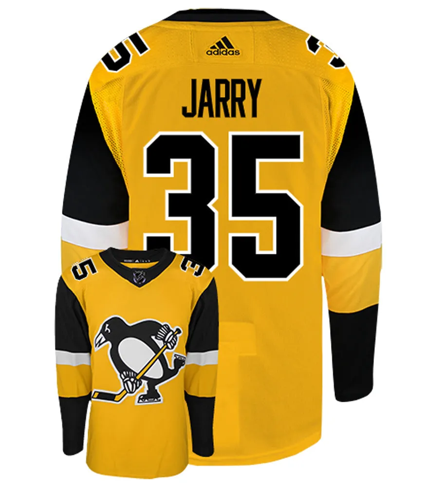 Tristan Jarry Pittsburgh Penguins Adidas Authentic Third NHL Hockey Jersey     