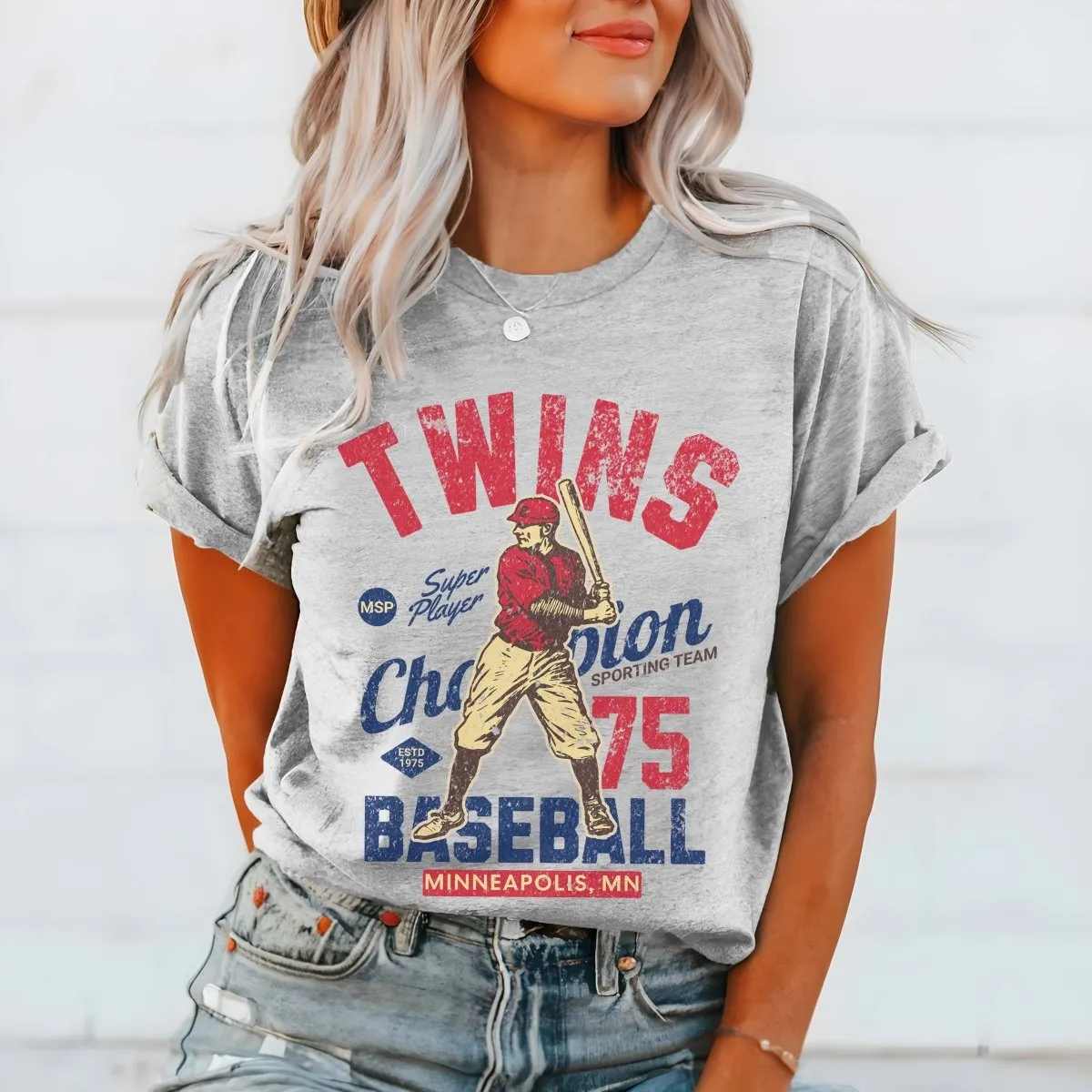 Twins Vintage Baseball Team Tee