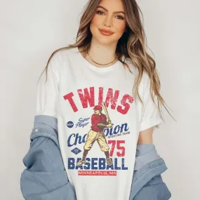 Twins Vintage Baseball Team Tee