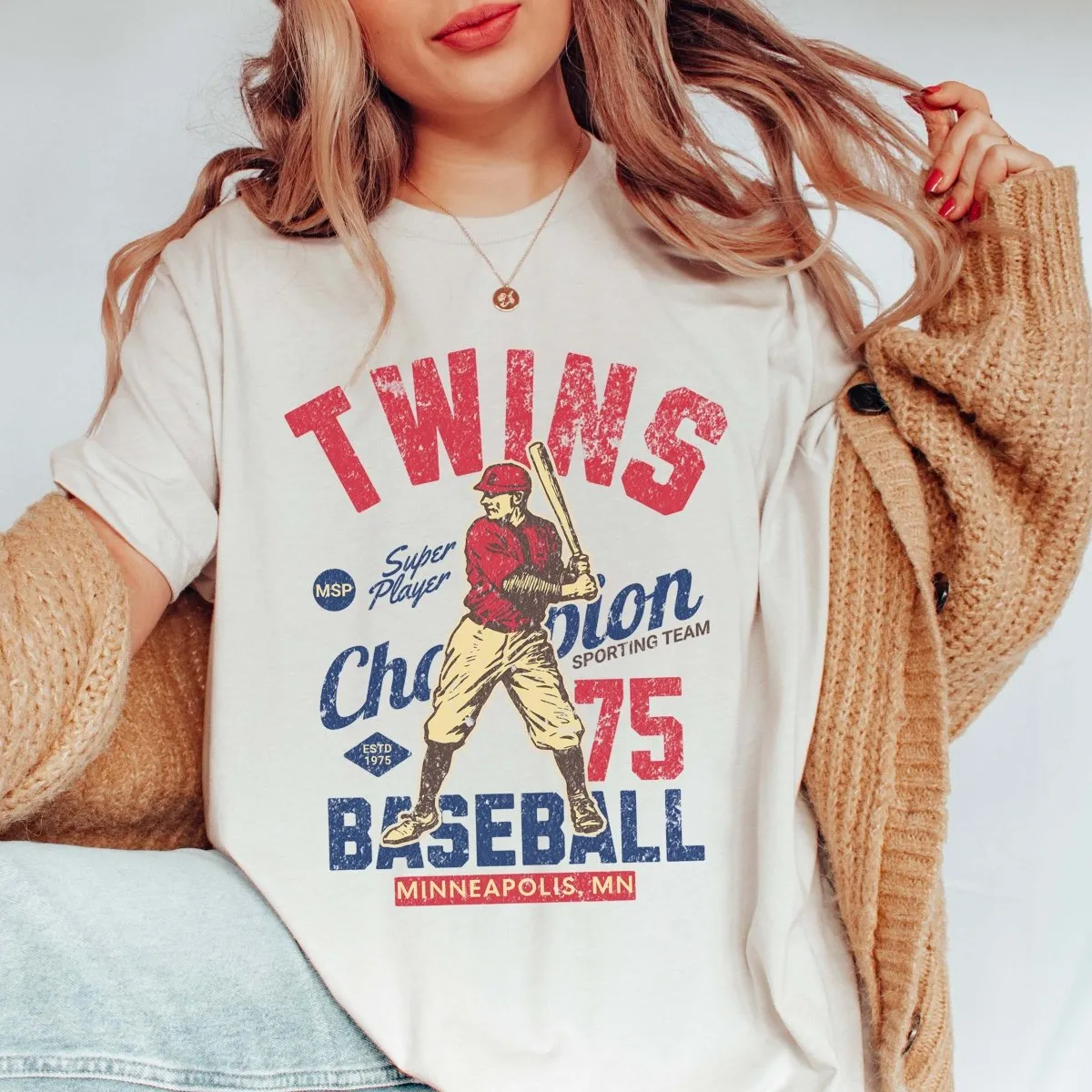 Twins Vintage Baseball Team Tee