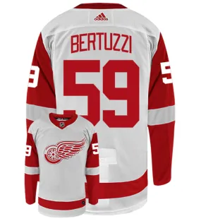 Tyler Bertuzzi Detroit Red Wings Adidas Authentic Away NHL Hockey Jersey     