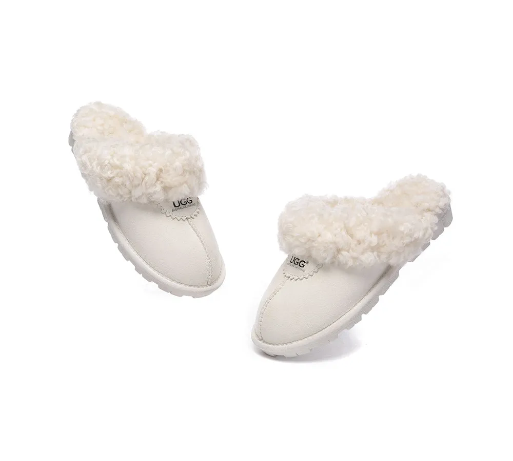 UGG AUSTRALIAN SHEPHERD Ugg Slipper Double Faced Sheepskin Waffle Curly