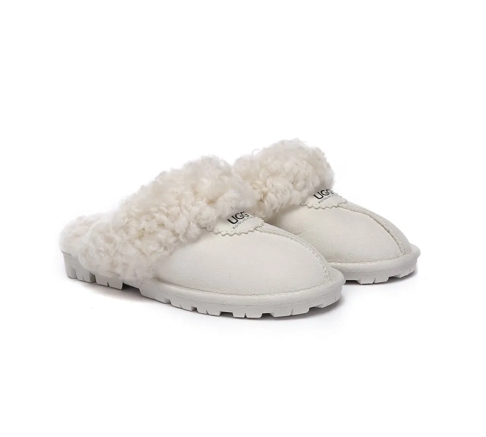 UGG AUSTRALIAN SHEPHERD Ugg Slipper Double Faced Sheepskin Waffle Curly