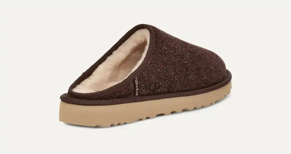 Ugg Classic Slip On Shaggy Suede Burnt Cedar Men's