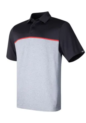 Under Armour Golf UA playoff 3.0 stripe polo LB edge lit - MyWorkWear