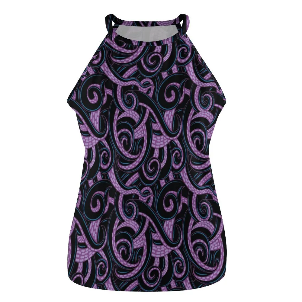 Ursula Tentacles Women's Round-Neck Vest Tank Top