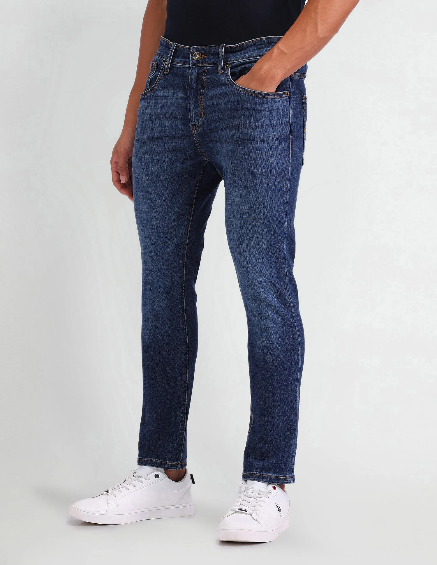 U.S. Polo Assn. Denim Co. Henry Tapered Fit Blue Jeans