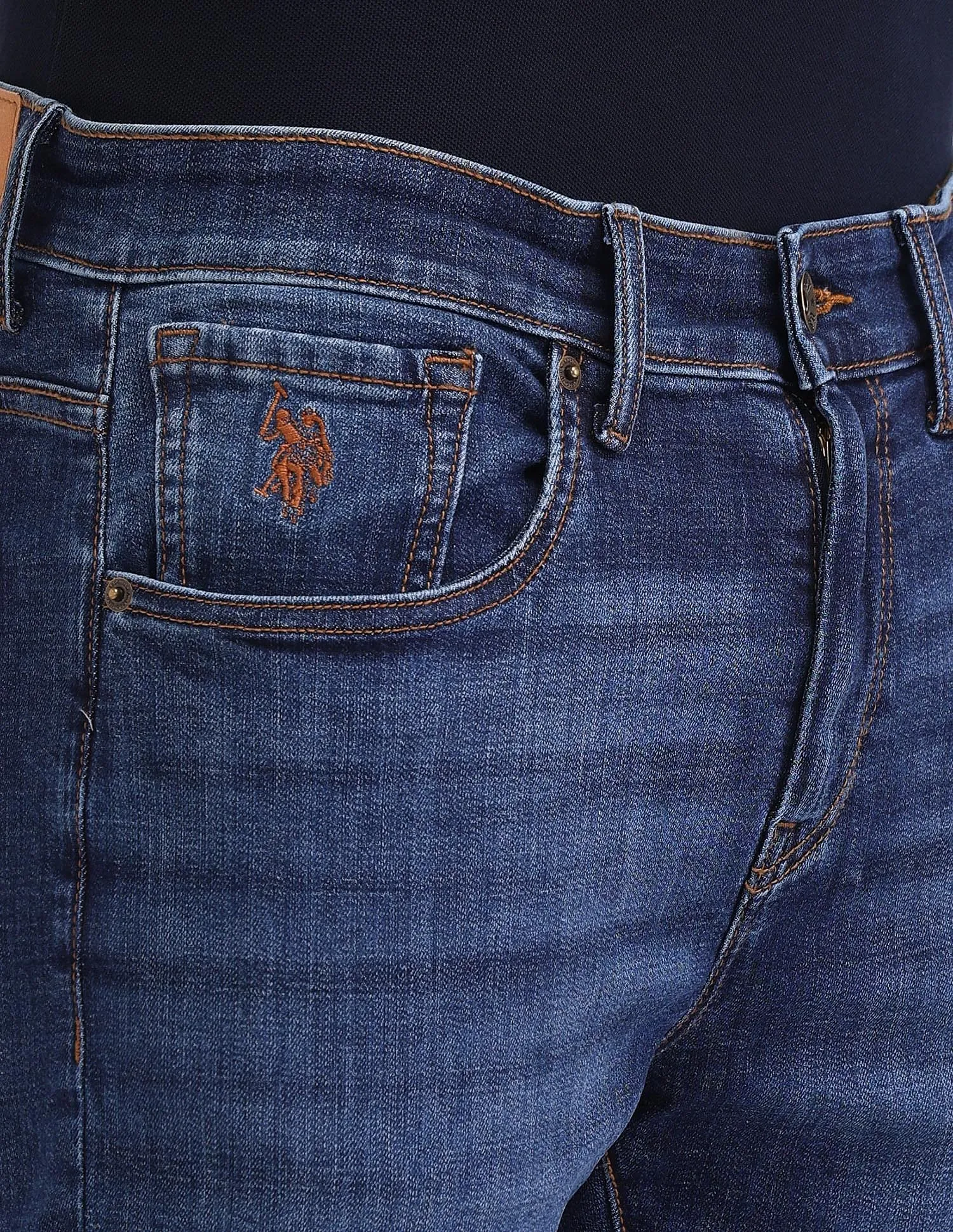 U.S. Polo Assn. Denim Co. Henry Tapered Fit Blue Jeans