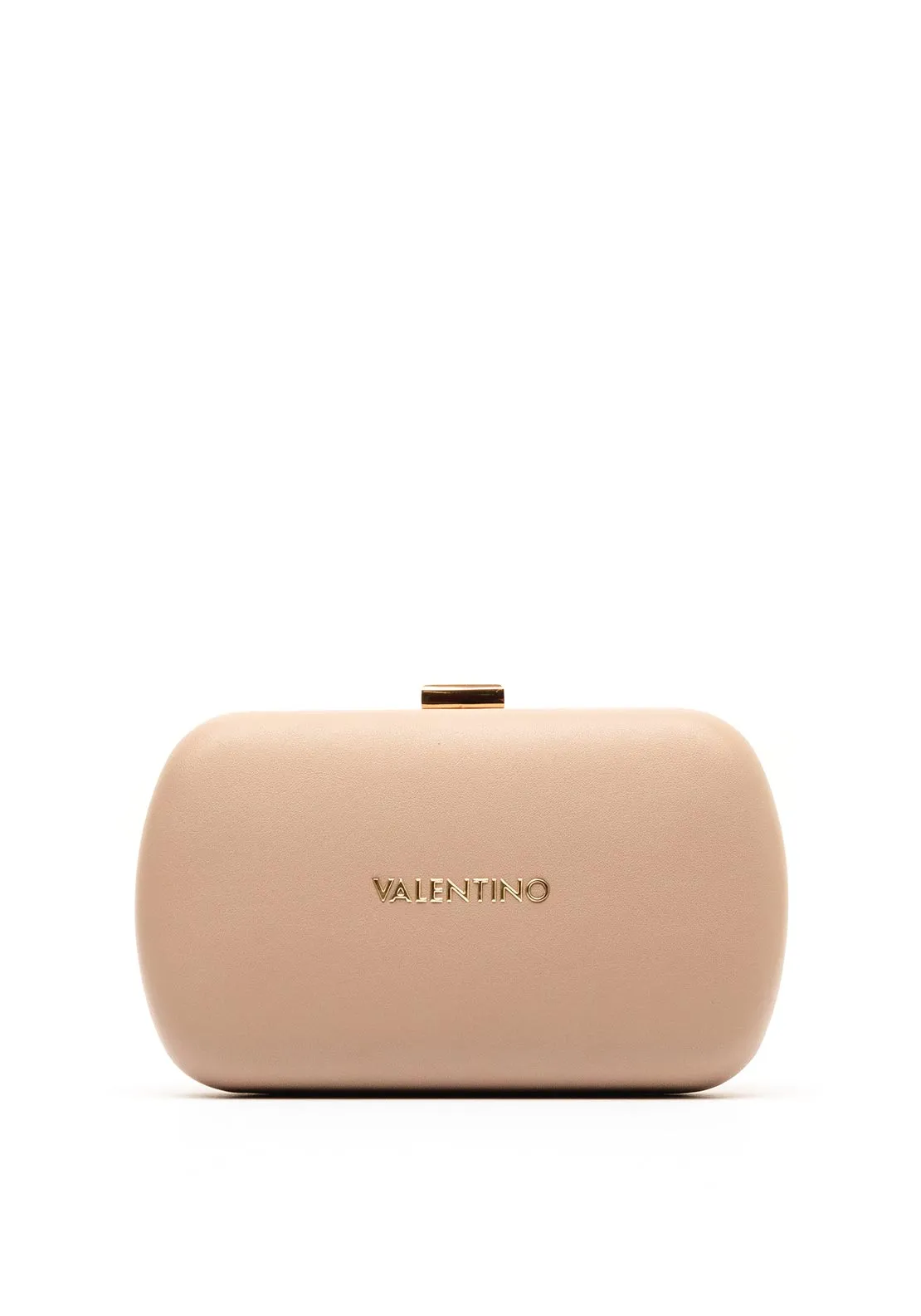 Valentino Aroma Logo Clutch Bag, Neutral