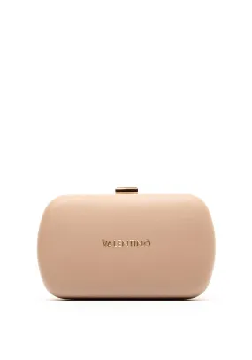 Valentino Aroma Logo Clutch Bag, Neutral