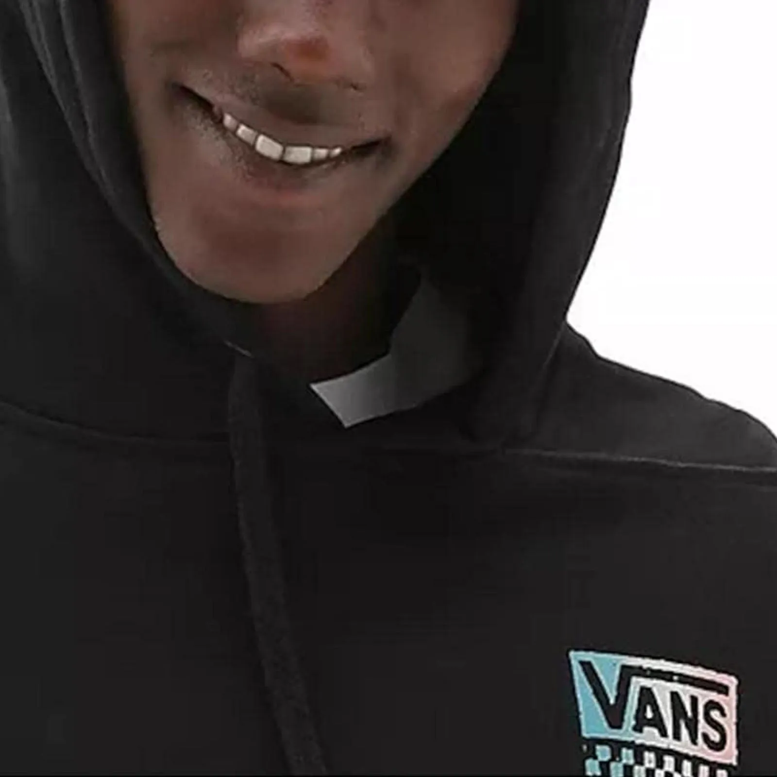 Vans Mens Global Stack Pullover Hoodie - Black