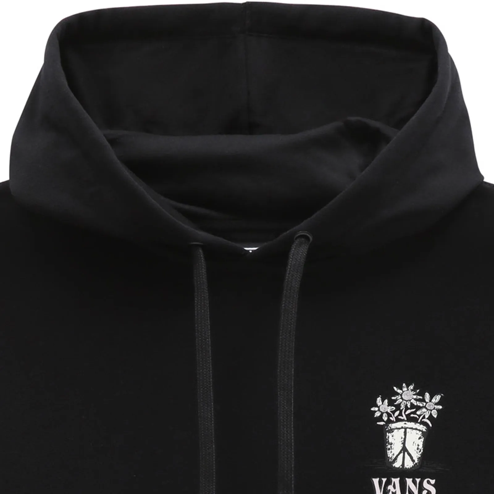 Vans Mens Peace Head Pullover Hoodie - Black