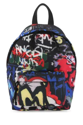 Vetements Printed Nylon Mini Grafiti Backpack