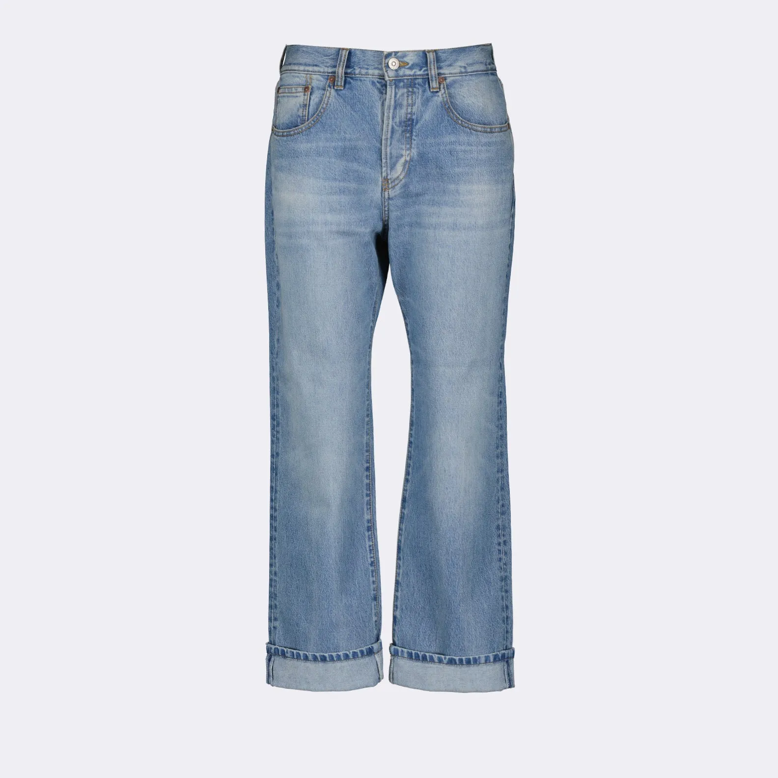 Victoria washed denim jeans