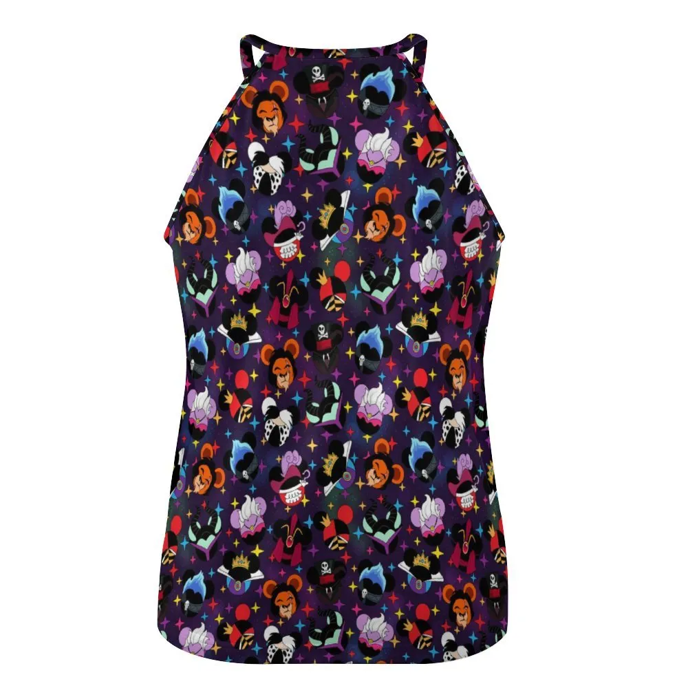 Villains Women's Round-Neck Vest Tank Top