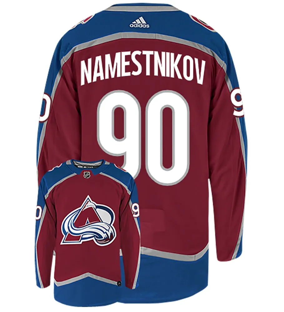 Vladislav Namestnikov Colorado Avalanche Adidas Authentic Home NHL Hockey Jersey     