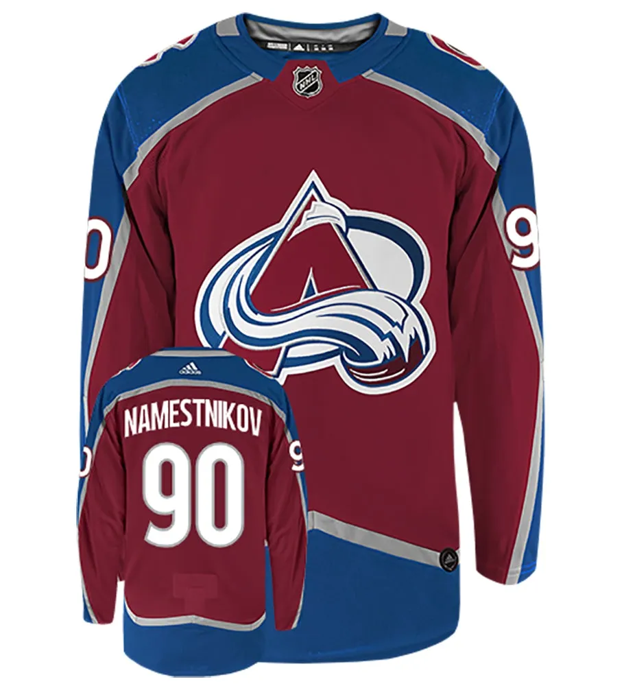 Vladislav Namestnikov Colorado Avalanche Adidas Authentic Home NHL Hockey Jersey     