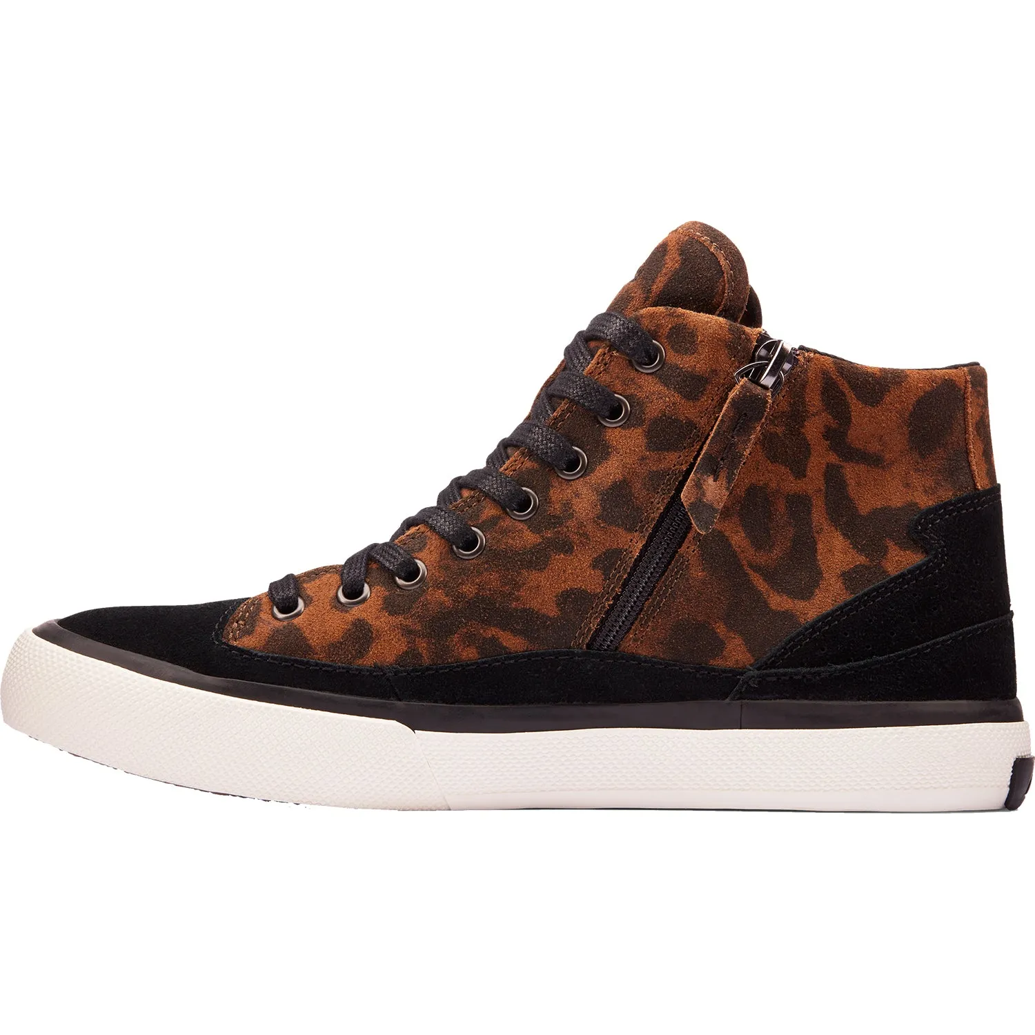 Women's Clarks Aceley Zip Hi Leopard Suede