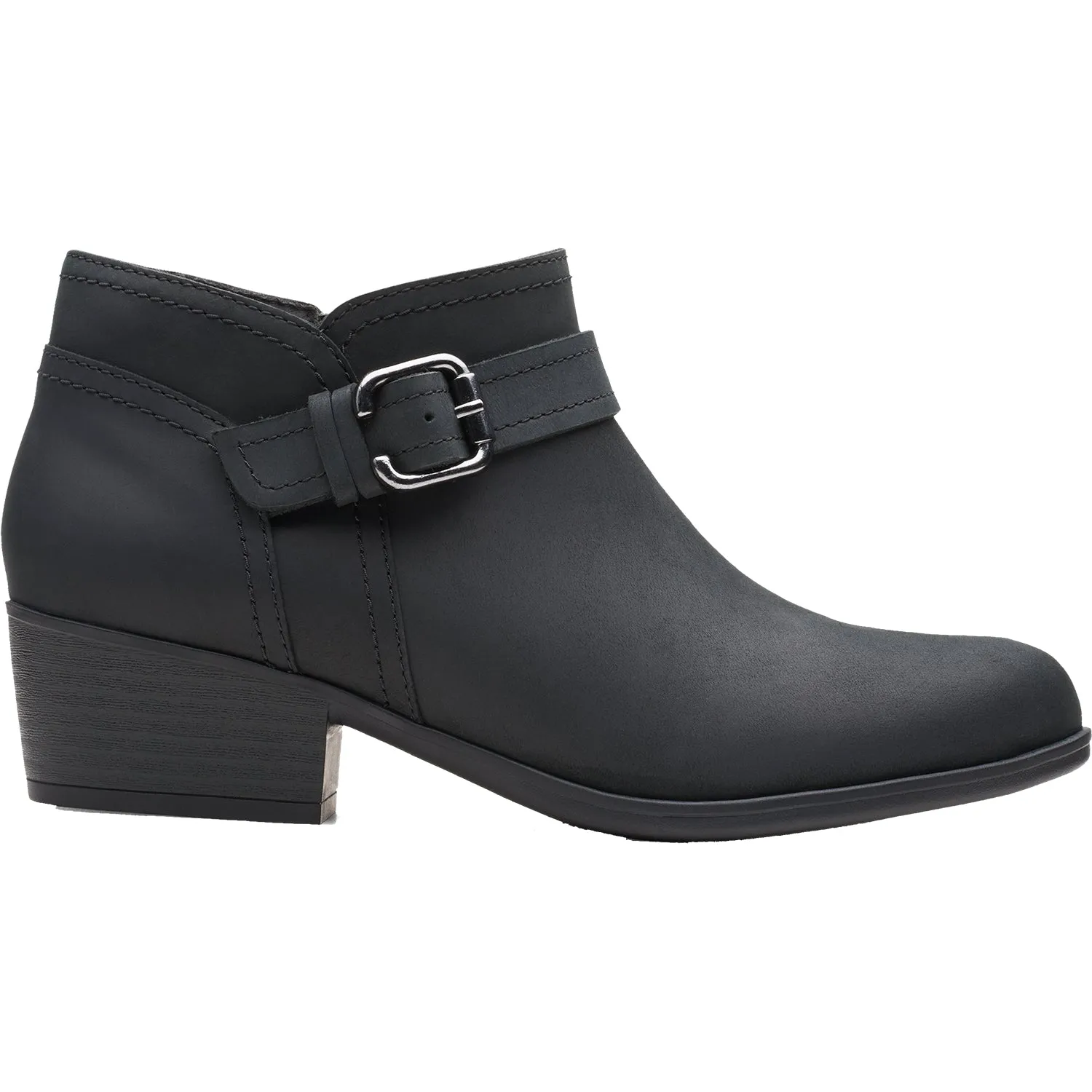 Women's Clarks Adreena Mid Black Leather