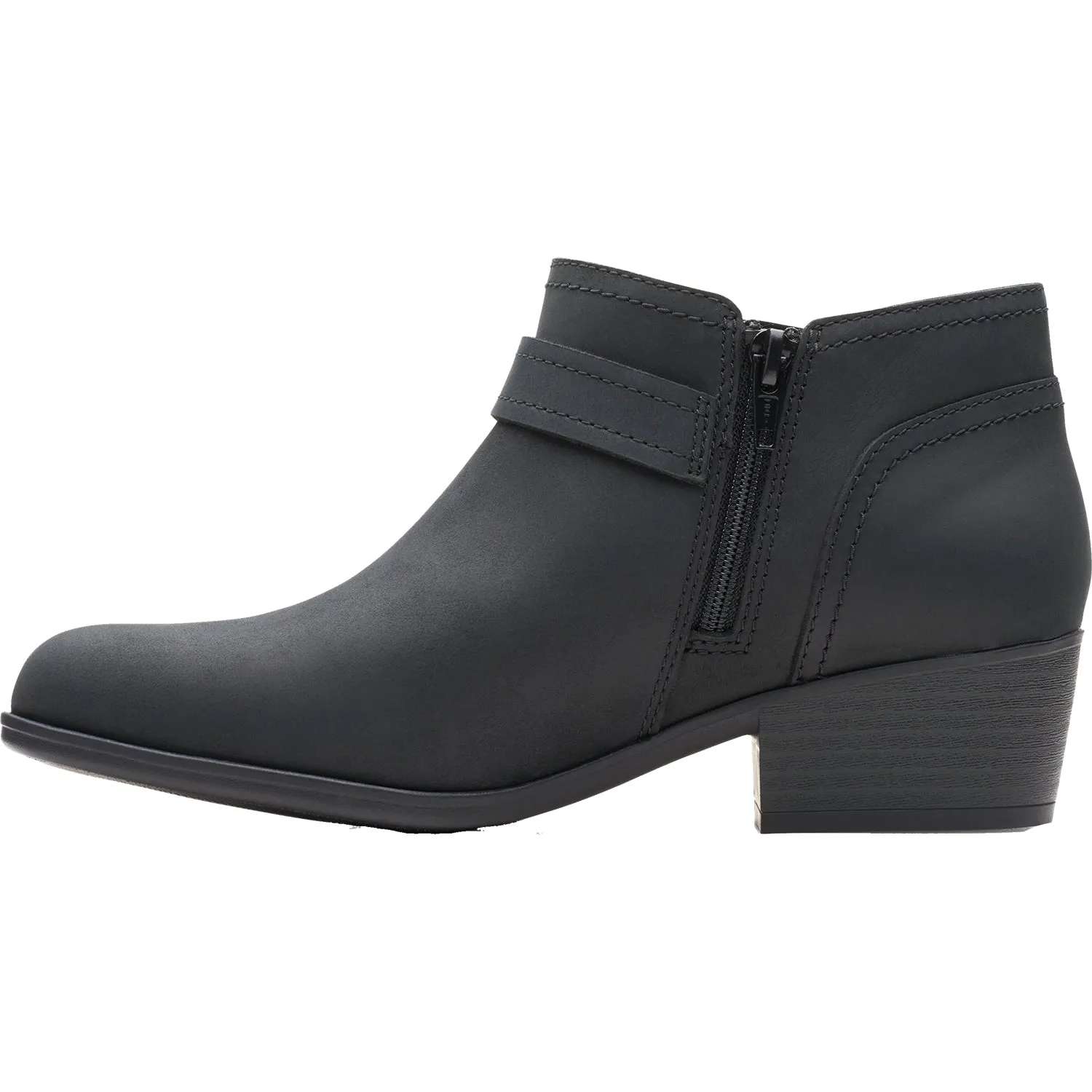 Women's Clarks Adreena Mid Black Leather