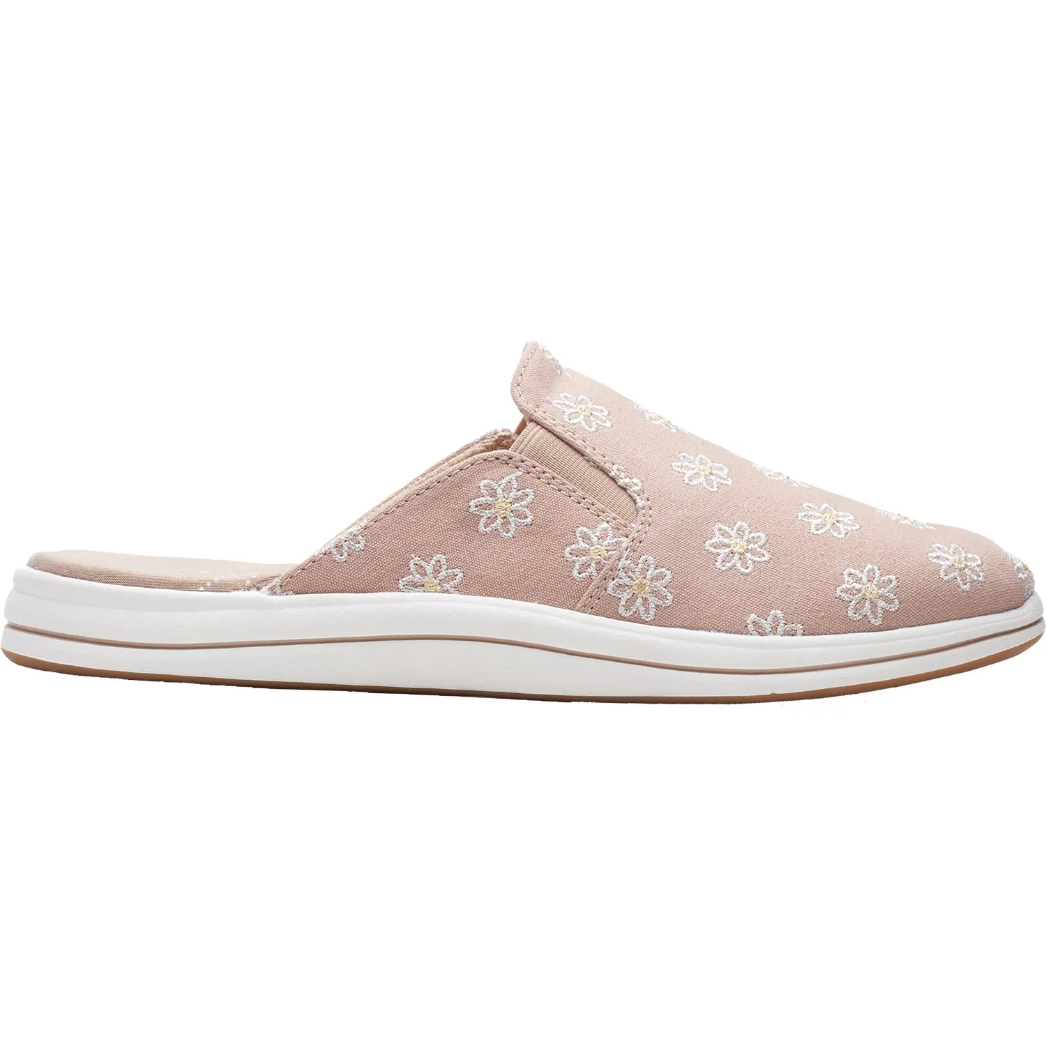 Women's Clarks Breeze Shore Taupe Floral Canvas