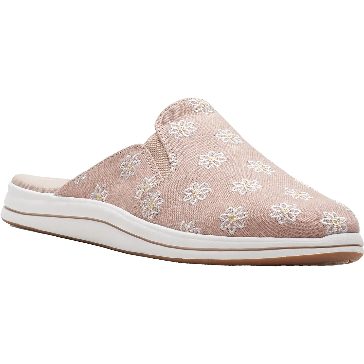 Women's Clarks Breeze Shore Taupe Floral Canvas