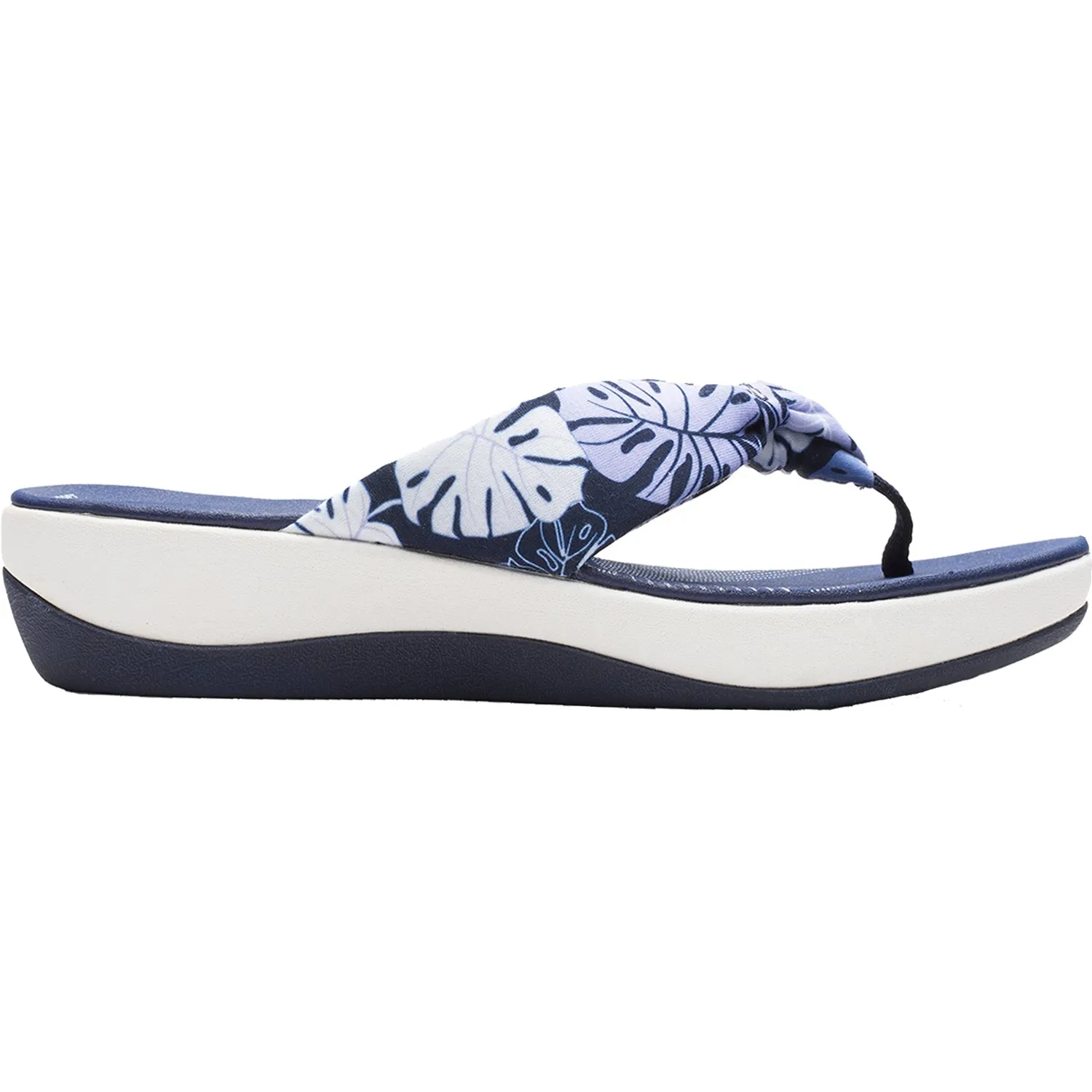 Women's Clarks Cloudsteppers Arla Glison Blue Floral Fabric