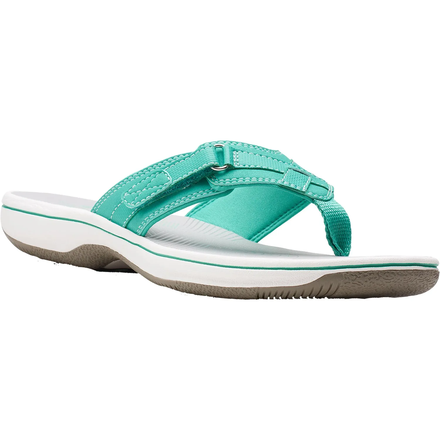 Women's Clarks Cloudsteppers Breeze Sea Green Synthetic