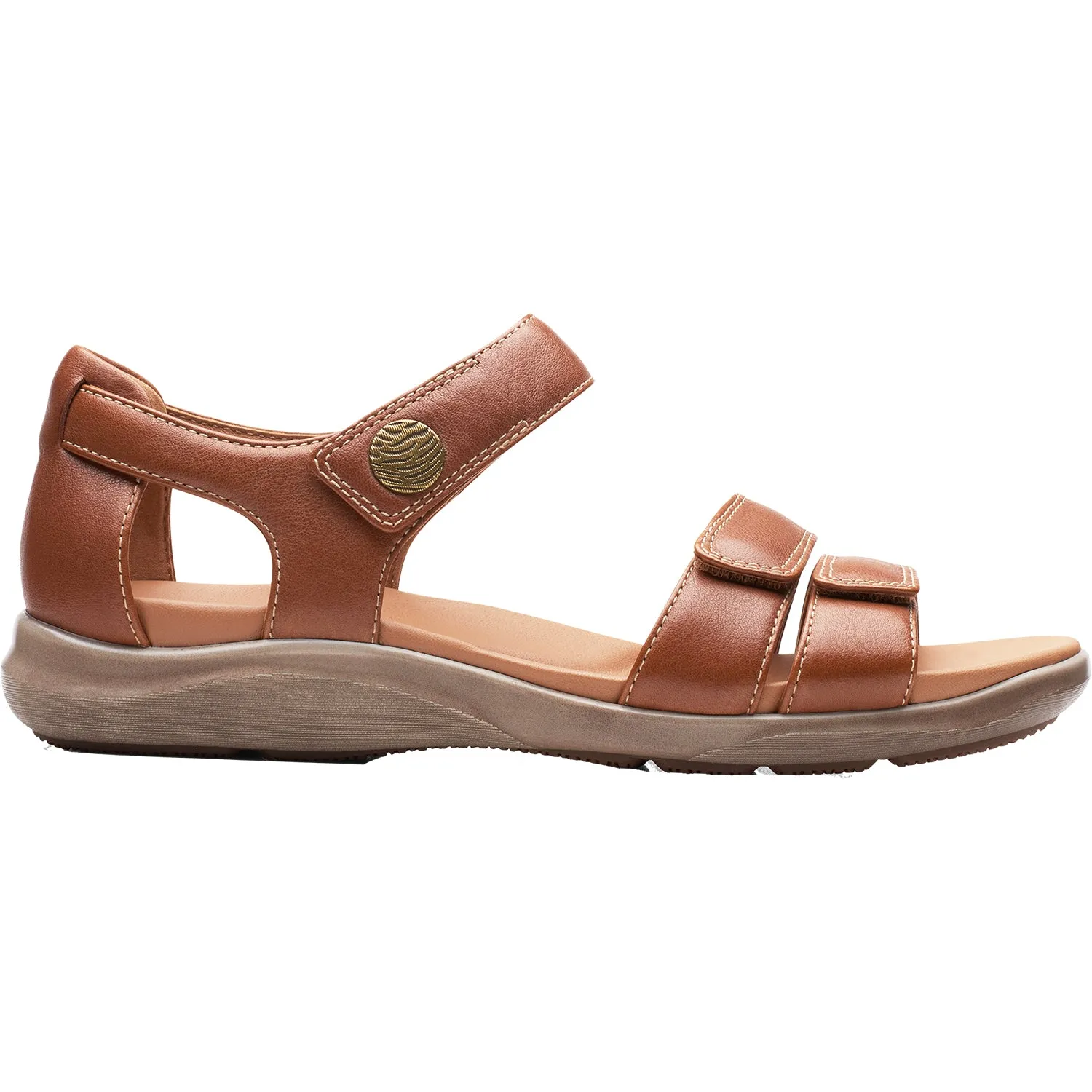 Women's Clarks Kylyn Strap Tan Leather