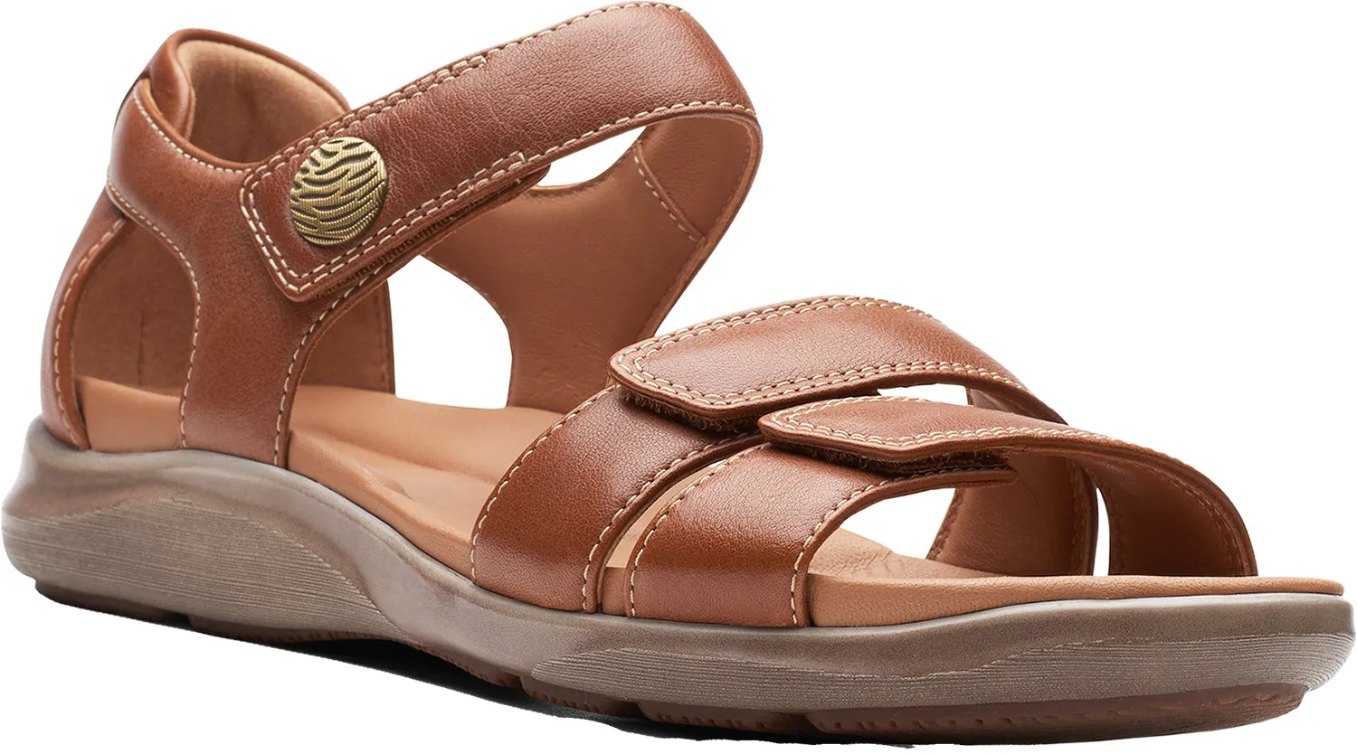 Women's Clarks Kylyn Strap Tan Leather