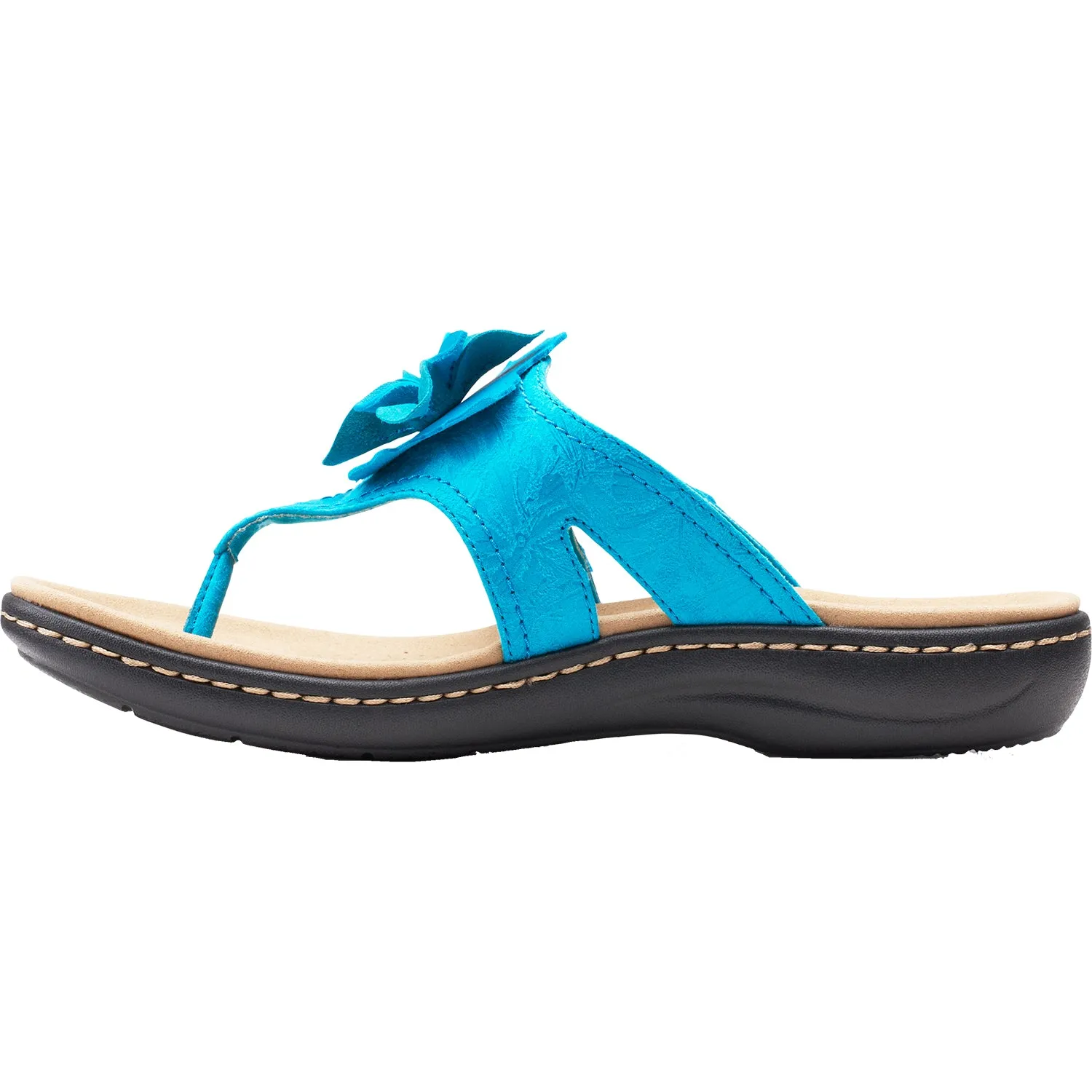 Women's Clarks Laurieann Gema Turquoise Leather/Synthetic