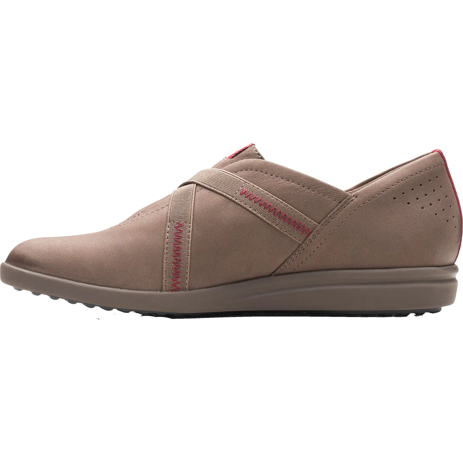 Women's Clarks Tamzen Step Taupe Nubuck