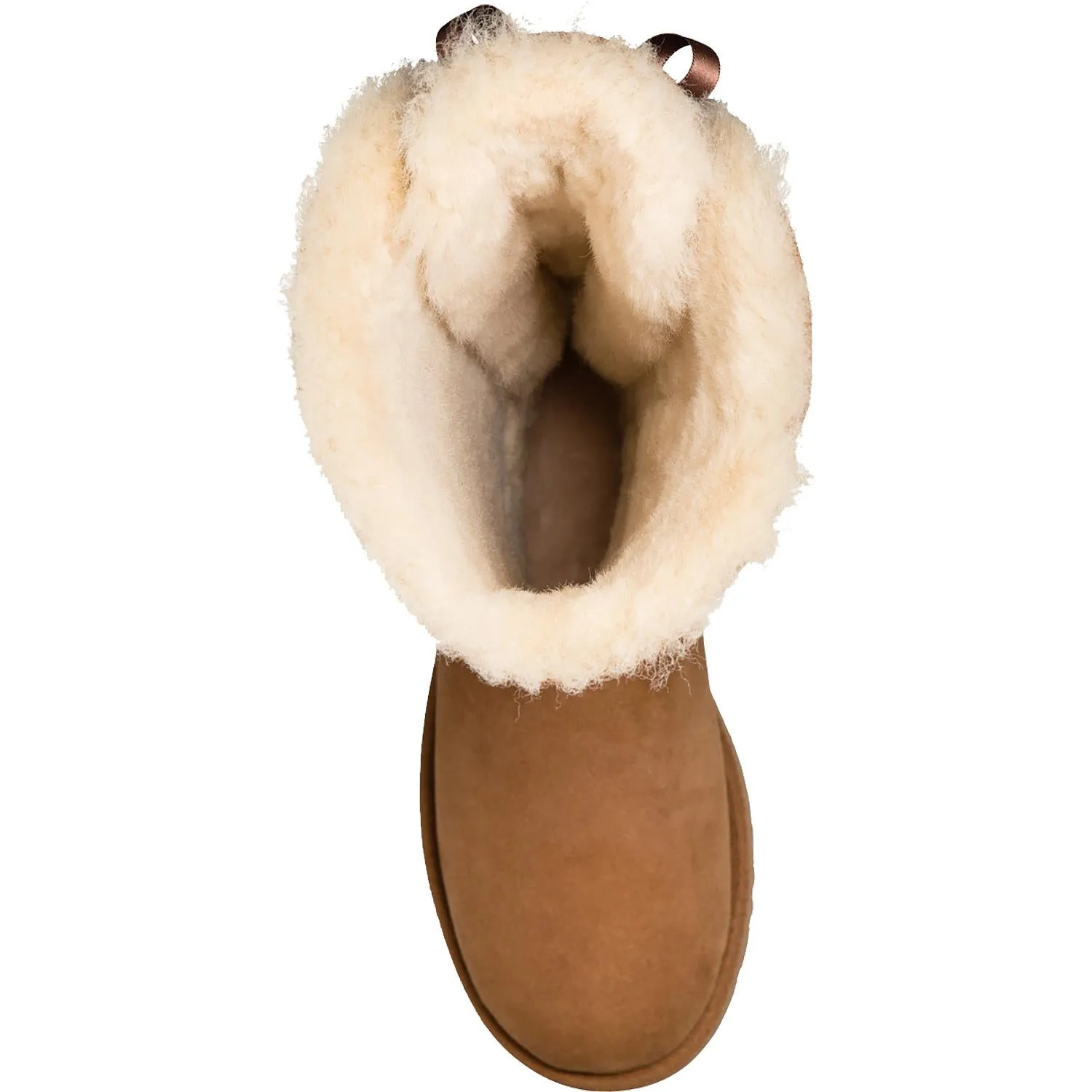 Women's UGG Bailey Bow Tall II Chestnut Sheepskin