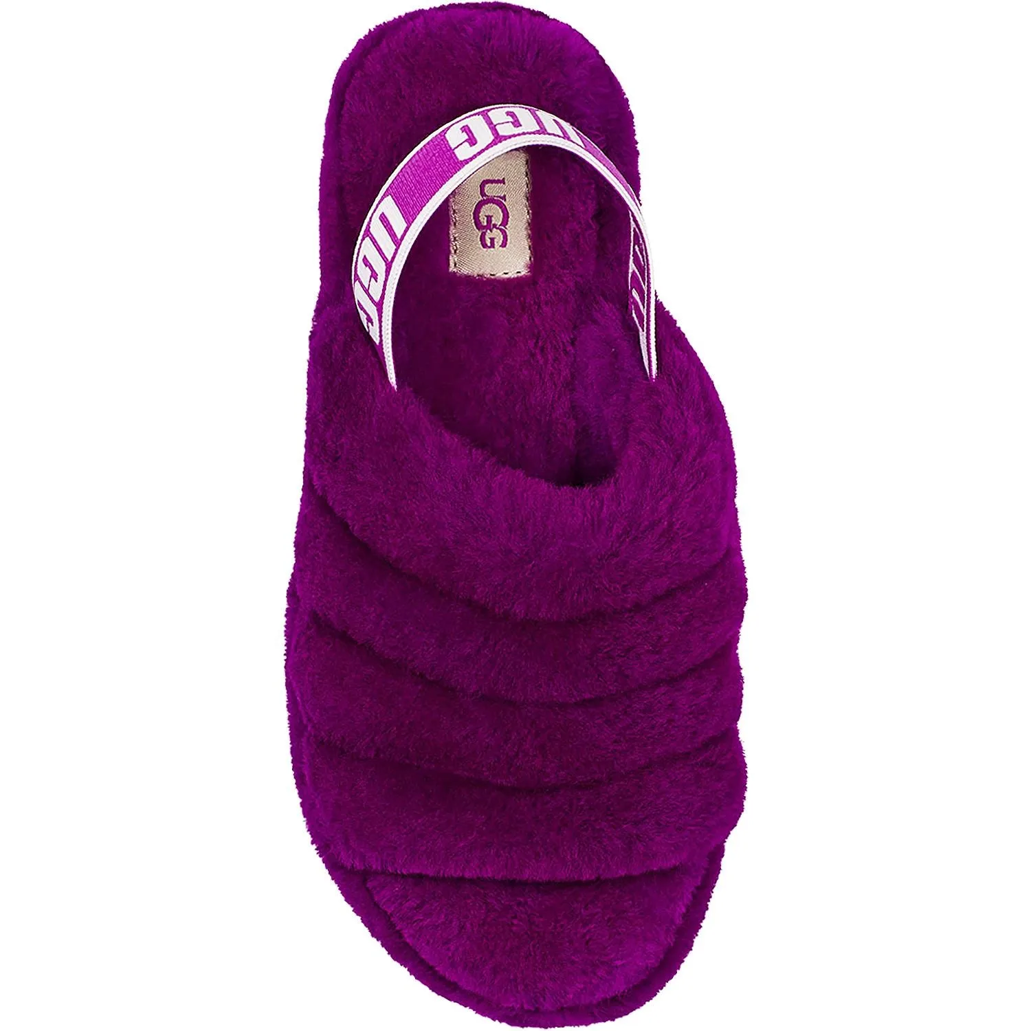 Women's UGG Fluff Yeah Slide Berrylicious Sheepskin