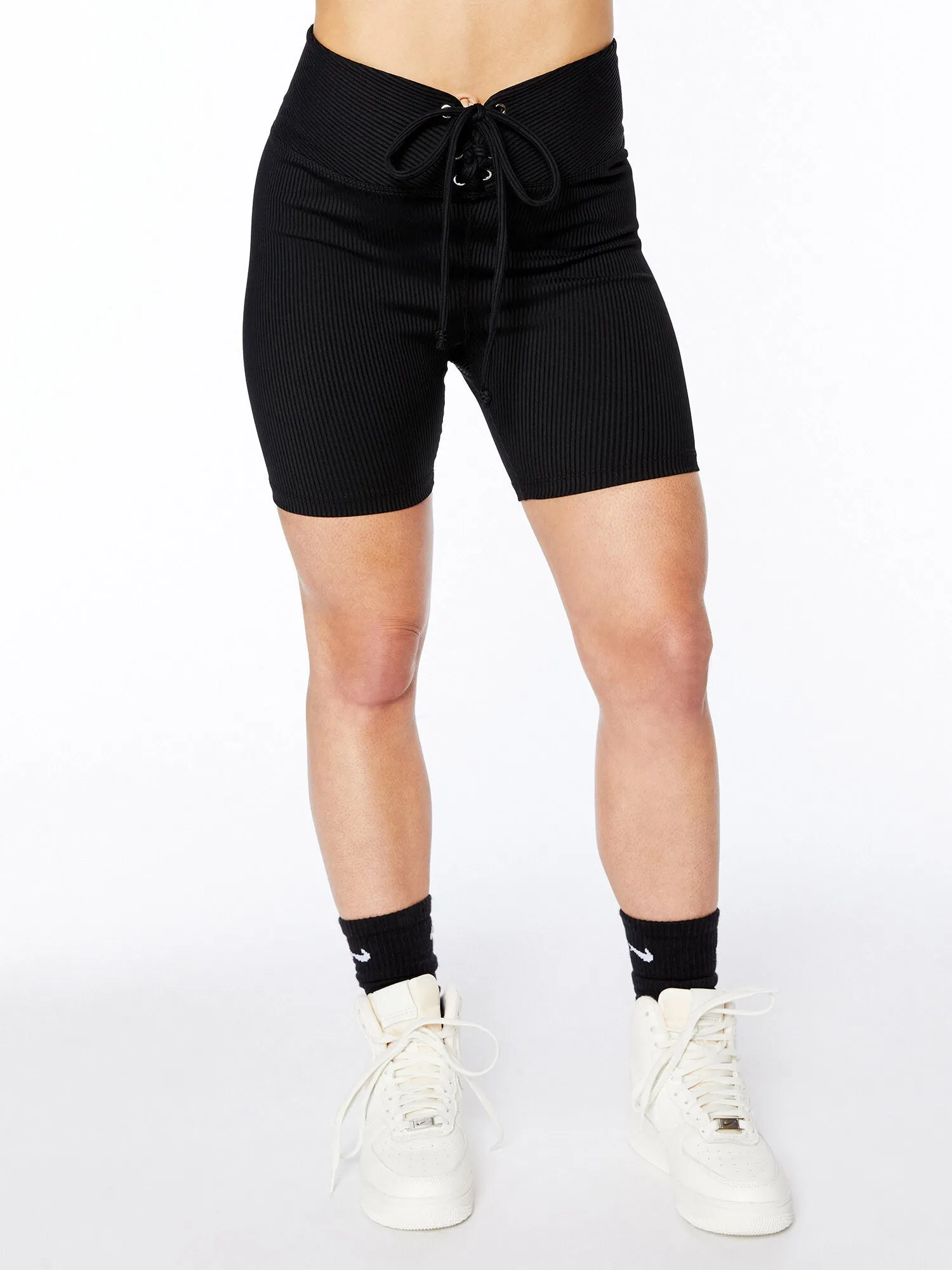 Year of Ours | Football Biker Short | Black