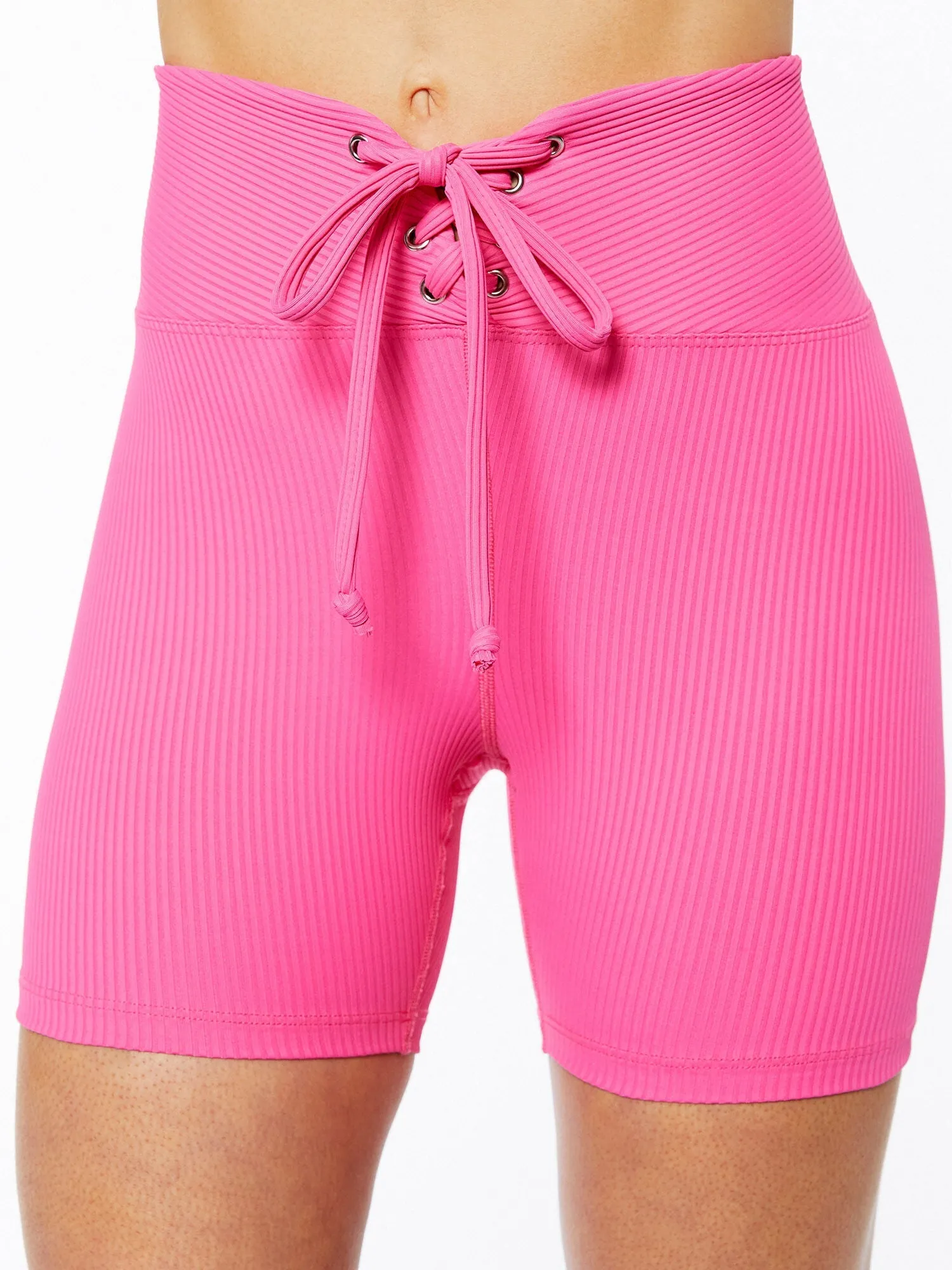 Year of Ours | Football Biker Short | Hot Pink