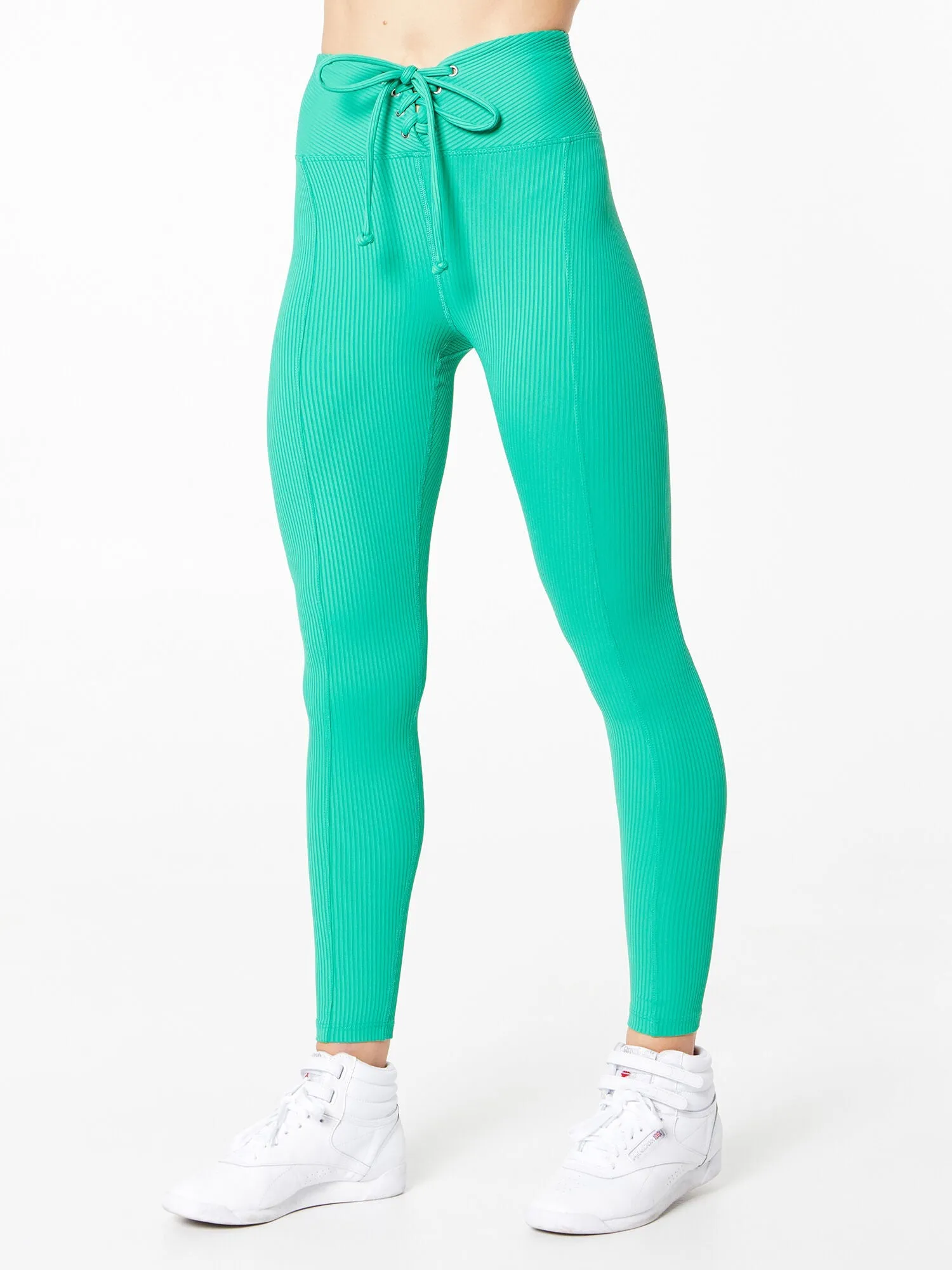 Year of Ours | Ribbed Football Legging | Aqua Green