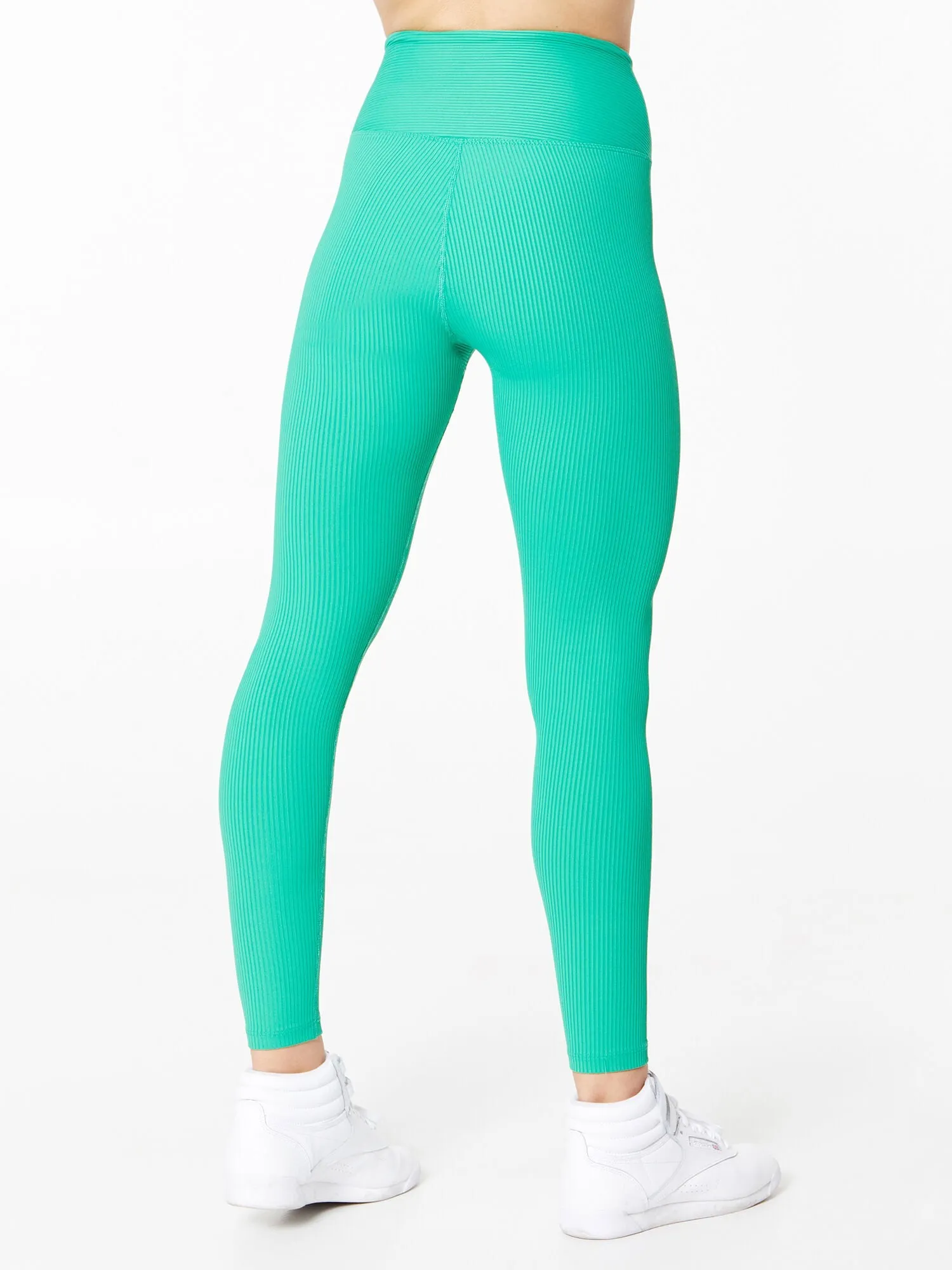 Year of Ours | Ribbed Football Legging | Aqua Green