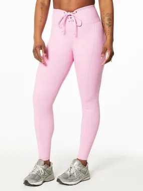 Year of Ours | Ribbed Football Legging | Light Pink