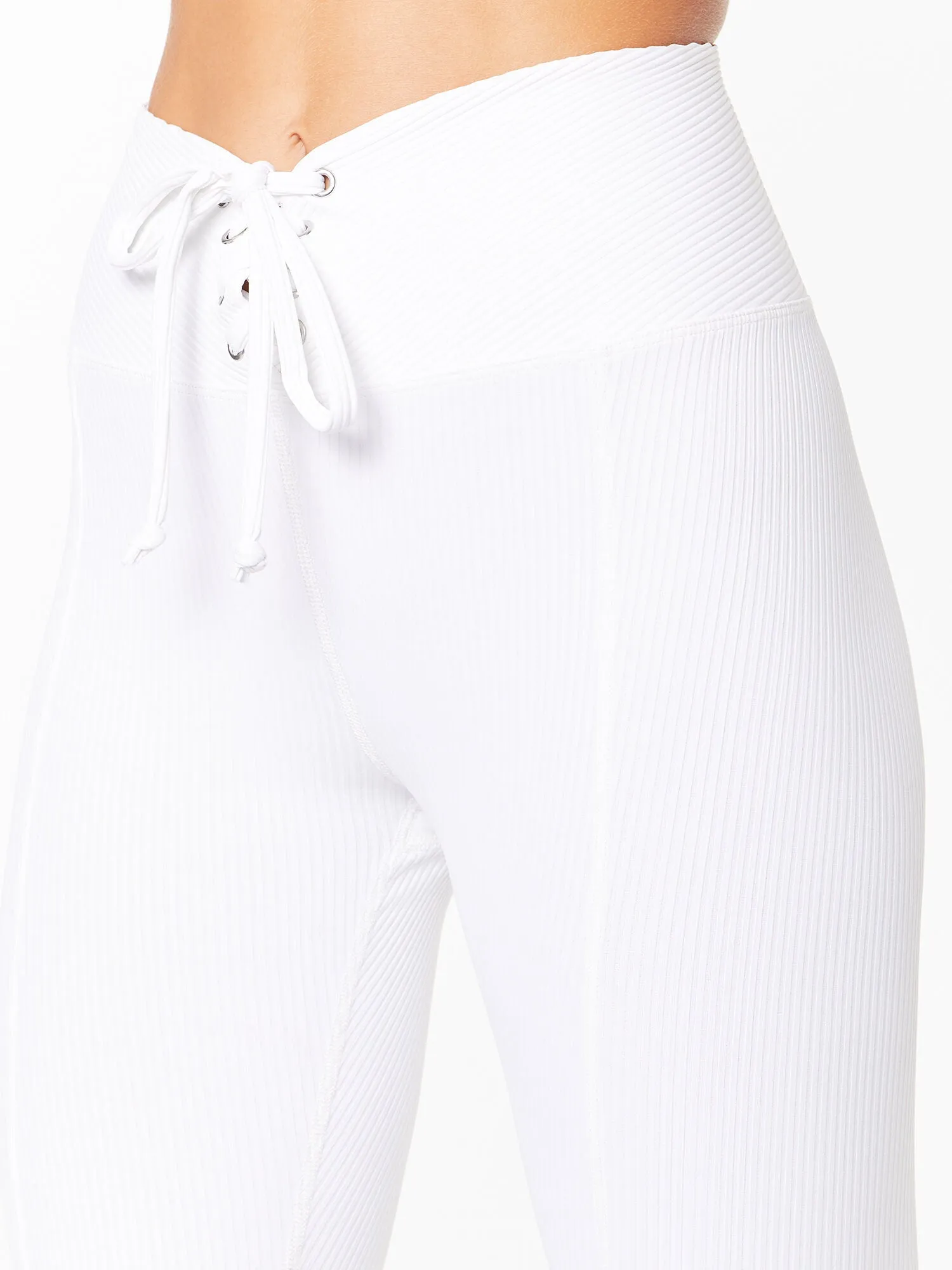 Year of Ours | Ribbed Football Legging | White