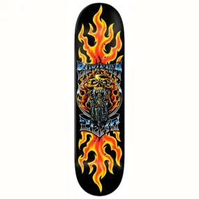 Zero Skateboards Brandon Burleigh Chrome Series Skateboard Deck Orange 8.5